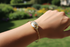 DIVINE GYE-NYAME Adinkra pearl stainless steel open bangle bracelet only