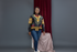 DUMISA Ankara Goldloom Bold African Print UNISEX Adult Bomber Jacket Only