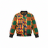 DUMISA Ankara Goldloom Bold African Print UNISEX Adult Bomber Jacket Only
