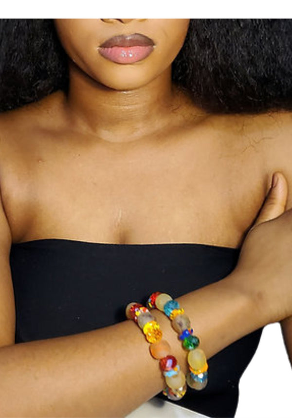 Deka Artisan's Mosaic Stretch Bracelet