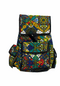 Djembe Rhythm Explorer Backpack Collection - Full Ankara Fabric Backpack