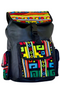 Djembe Rhythm Explorer Backpack Collection - Full Leather Backpack with Ankara Accent Closure
