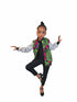 FRIMPOMAA Handmade Ankara and Mesh Scuba Bomber Jacket for Girls