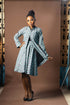 GHALI Graceful button-down Ankara skirt and top set