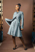 GHALI Graceful button-down Ankara skirt and top set
