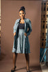 GHALI Graceful button-down Ankara skirt and top set