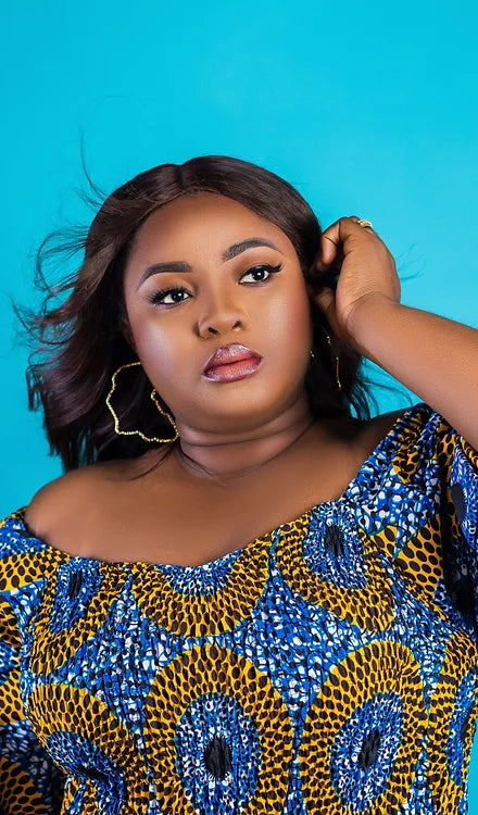 Golden Horizon African Map Earring