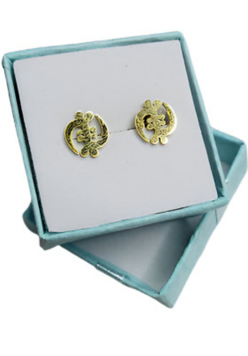 Gye Nyame small Traditional minimalist Aunthentic Earrings