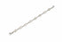 Silver bracelet on a marble surface