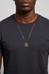 HUMILITY DWENNIMMEN minimalistic Adinkra stainless steel necklace Only
