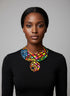 Halo Cape Necklace - Ankara Necklace