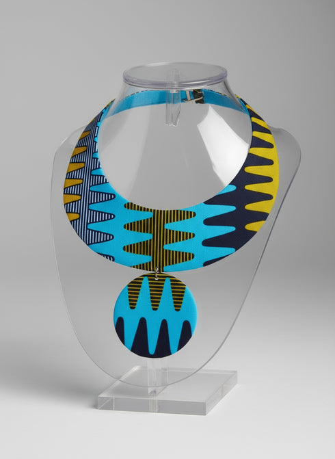 Halo Cape Necklace - Ankara Necklace