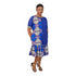 ANTWIWAA Flare Hem Two-Tone Handmade Flare Shift Dress