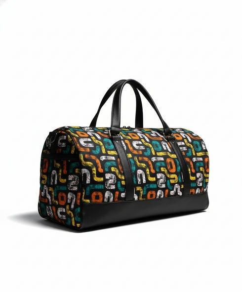 MAJESTA African Print Ankara Duffle Bag – Handmade African Travel Weekender