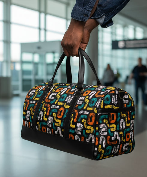 ADOM African Print Ankara Duffle Bag – Handmade African Travel Weekender