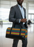 MAJESTA Kente/Fugu/Aso-Oke/ Duffle Bag – Handmade African Travel Weekender