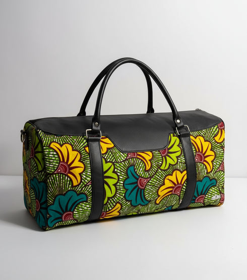 ADOM African Print Ankara Duffle Bag – Handmade African Travel Weekender