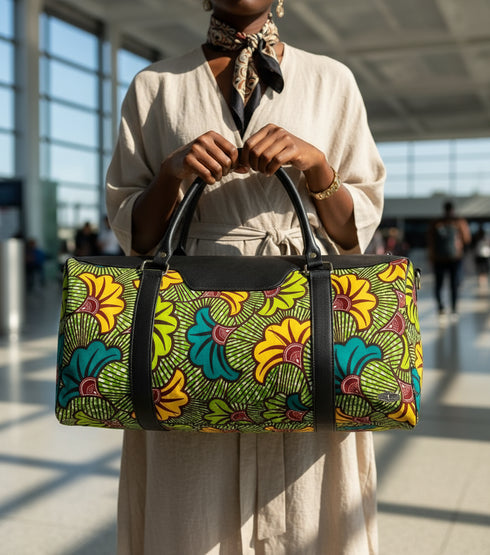 ADOM African Print Ankara Duffle Bag – Handmade African Travel Weekender