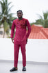 MENSAH Sequin-Embellished Cotton Senator Wear – 2-Piece Set