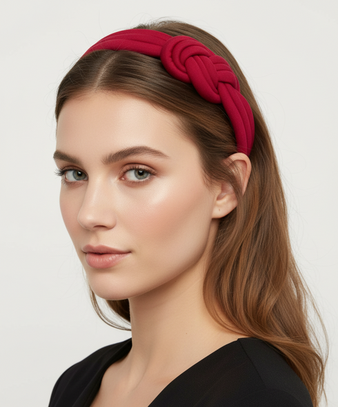ZAHRA’S Chic Knot Satin Handmade Headband Hair Accessory