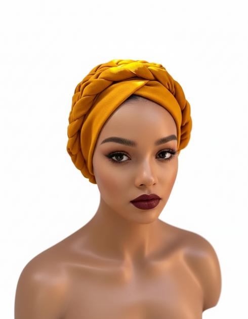 LUMARIA Premium Braided Crown Wrap Handmade Turban Hair Accessory