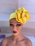 FATIMA Premium Twisted Flower Silk Turban Hair Accessory