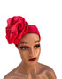 FATIMA Premium Twisted Flower Silk Turban Hair Accessory