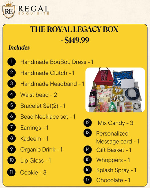 ROYAL LEGACY Handmade African Fashion and Gift Box Collection