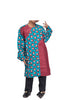 KWABENA Boys' Ankara & Rayon Long-Sleeve Shirt