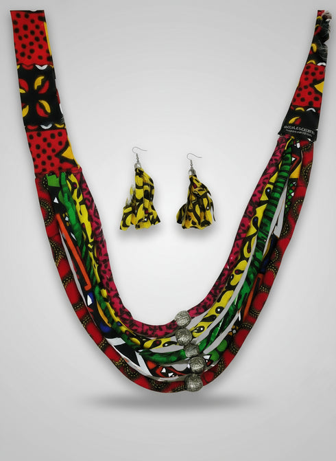 Kaleidoscope Ankara Twist Belt