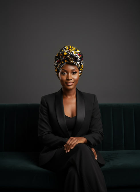 Kiara's Bloom Accent Hair Wrap