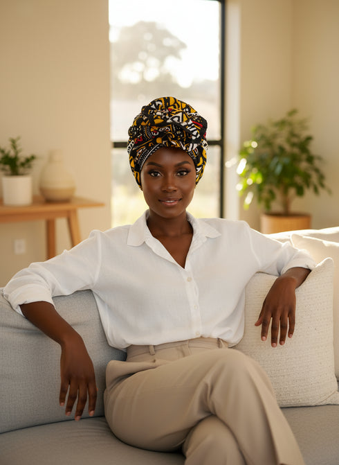 Kiara's Bloom Accent Hair Wrap