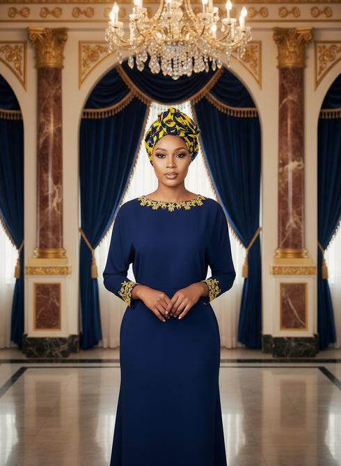 Kiara's Bloom Accent Hair Wrap