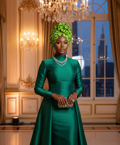 Kiara's Bloom Accent Hair Wrap