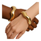 LULENGA Bold Gold-Tone Statement Bracelet Only for Women – Heritage Stainless Steel Jewelry