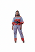 Lesedi Off-Shoulder Ankara Jumpsuit Set with Waist Belt for Women