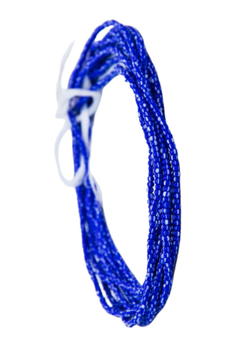 Lom Na Va Duo Waist Beads - Blue & White Ahyenie