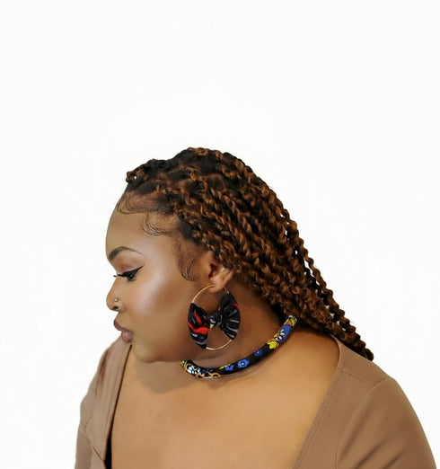 Nala Essence Single Strand Ankara Necklace