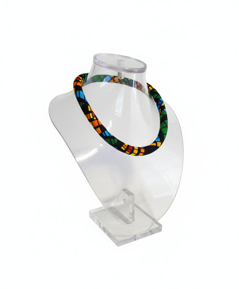 Nala Essence Single Strand Ankara Necklace