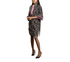 Nevrin Women Multicolour Stroke Ankara Tunic Shift Dress with Split Sleeves – Chic Modern African Wear