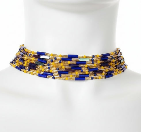 Nsroma Purple Instincts Waist Beads - Ahyenie