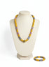 Obaasima Unisex African bead necklace and bracelet set - Unisex
