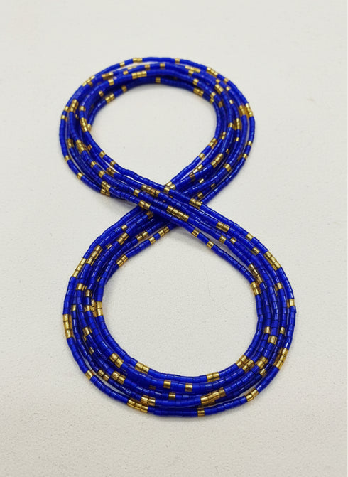 Odehyie Blue Class Waist Beads - Ahyenie