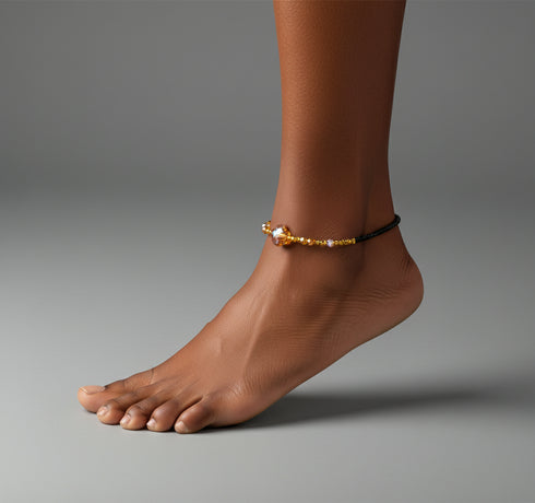 Ohuofe Anklet / Bracelet Multicolored Carnival Bead Bangle Fiesta beads