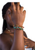 Ohuofe Multicolored Carnival Bead Bangle Fiesta beads bracelets