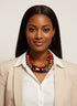 Quartet Loop Layered Ankara Necklace