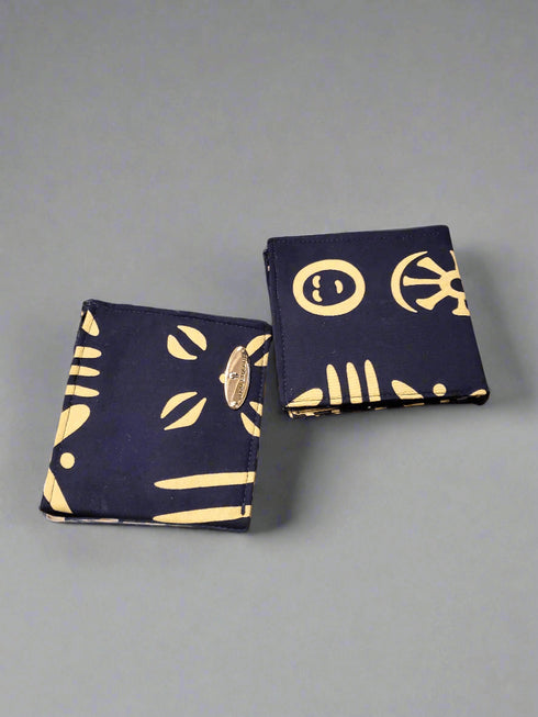 Regal Adire Batik Essence Wallet black yellow