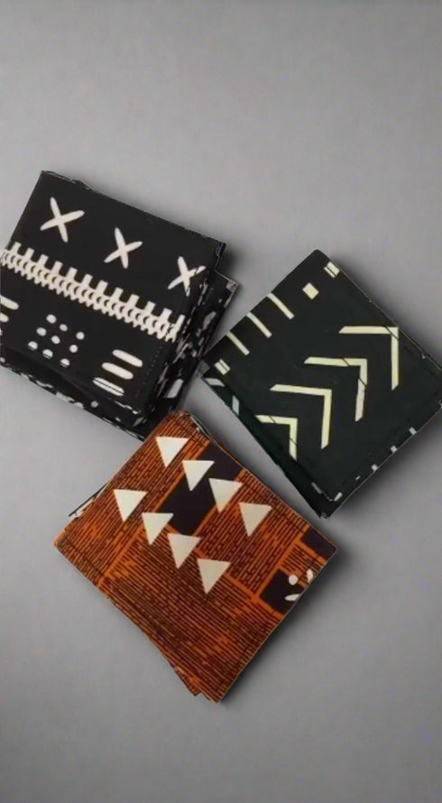 Regal Adire Batik Essence Wallet brown