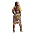 Revairé Women Patchwork Ankara Panel Shift Dress with Side Pockets – Bold African Casual Chic