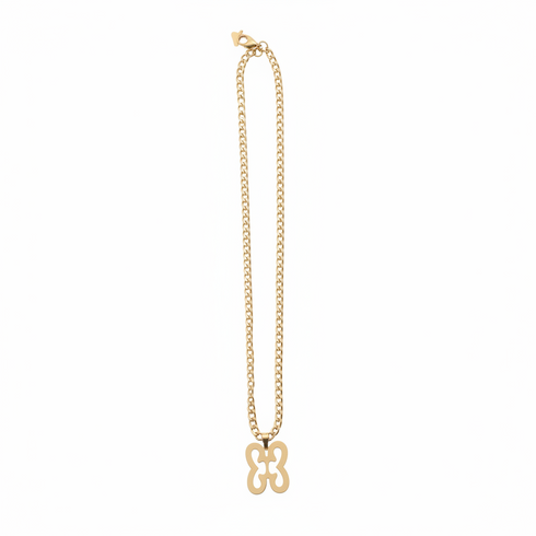 SUPPORT NKONSONKONSON bold curb chain Adinkra stainless steel necklace only